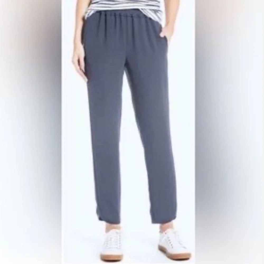 J.Crew Reese Crepe‎ Pull On Jogger Pants Elastic Waist Casual Comfy Trousers